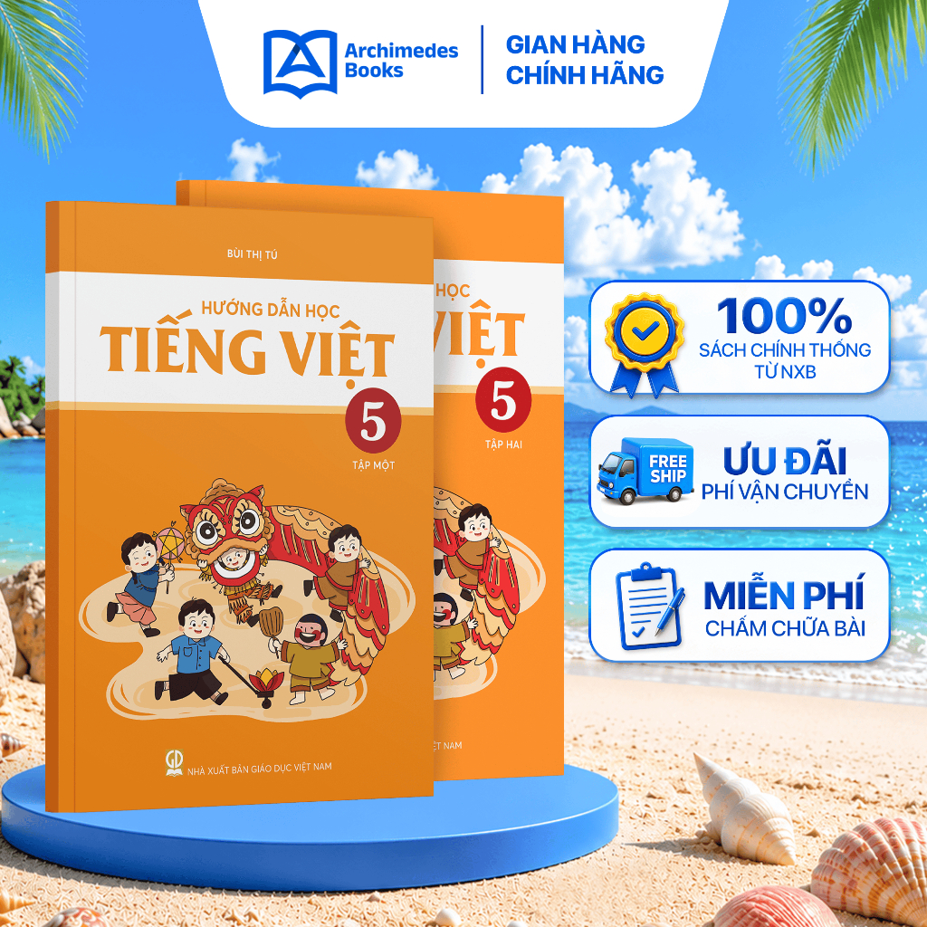 Sách Hướng dẫn học Tiếng Việt lớp 5 - Archimedes School