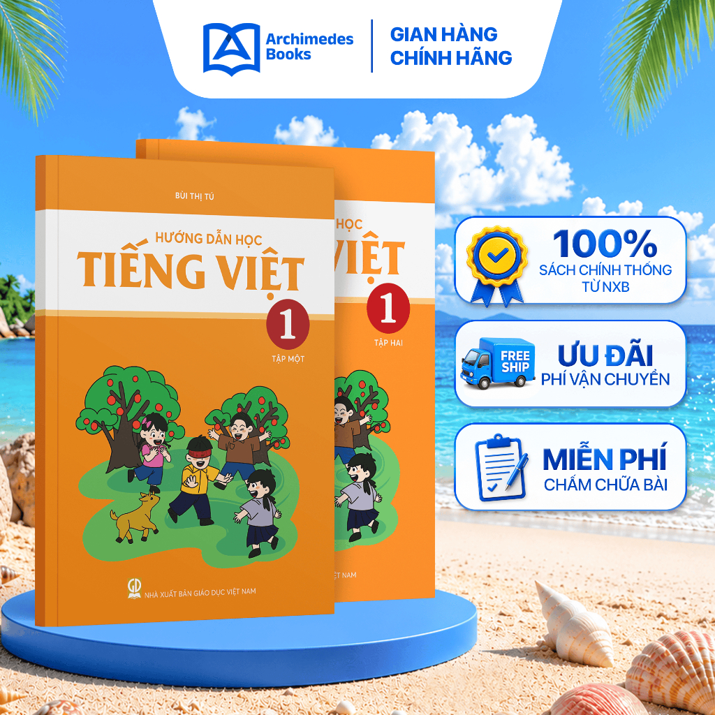 Sách Hướng dẫn học Tiếng Việt lớp 1 - Archimedes School