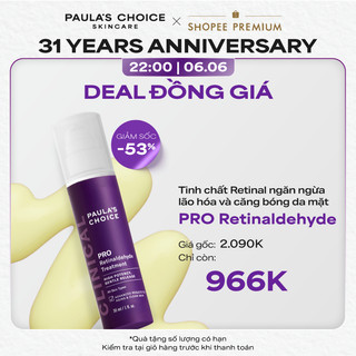 [HSD:11/27] Tinh chất ngăn ngừa lão hóa và căng bóng da mặt Paula's Choice PRO Retinaldehyde Treatment 30ml B1501