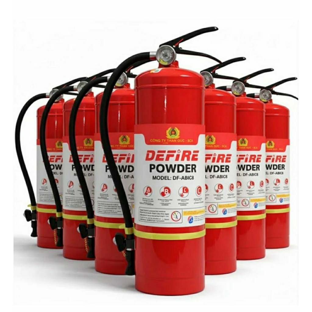 Bình chữa cháy bột ABC 4kg DeFire DF-ABC4 (Bộ Công An) _ Bình cứu hỏa, Bình chữa cháy chuyên dụng