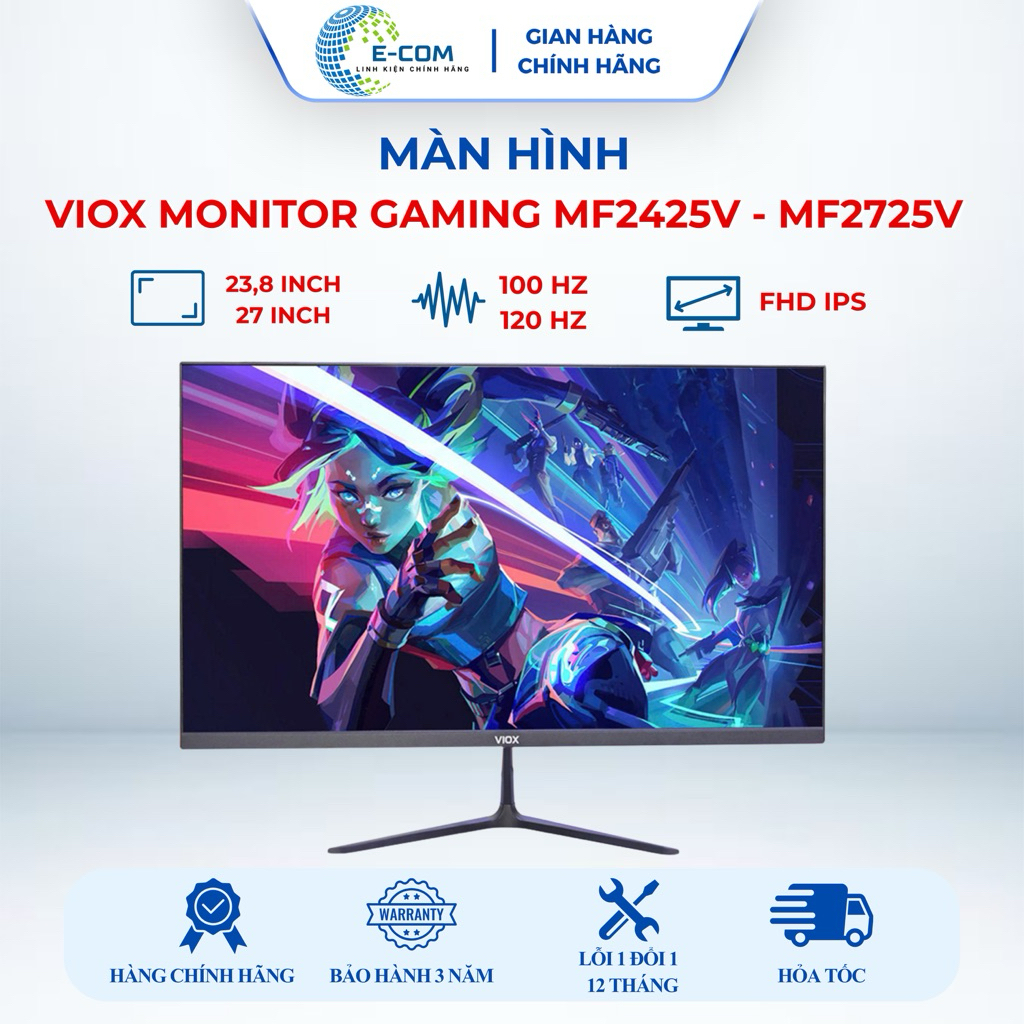 [SP FULL VAT-PP CHÍNH HÃNG] Màn hình máy tính VIOX Gaming MF2425-V 24.5” 100Hz / MF2725-V 27” 120Hz,