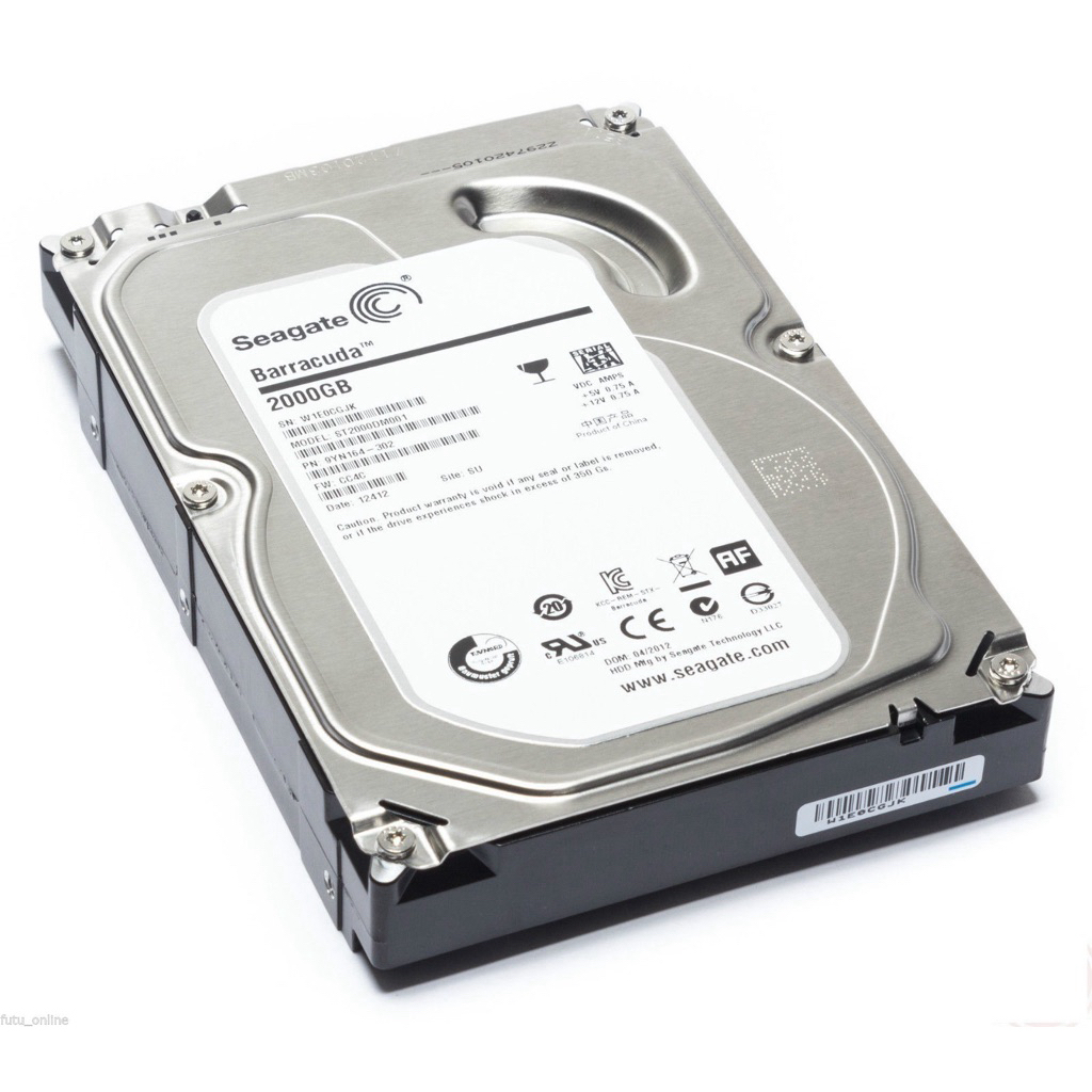 Hdd seagate 500Gb/1Tb/2Tb