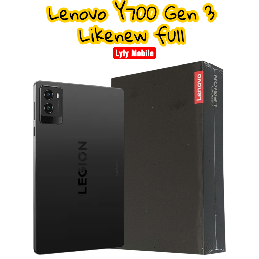Máy tính bảng Lenovo Y700 Gen 3 2025 8 gen 3 fullbox qua sử dụng 98-99