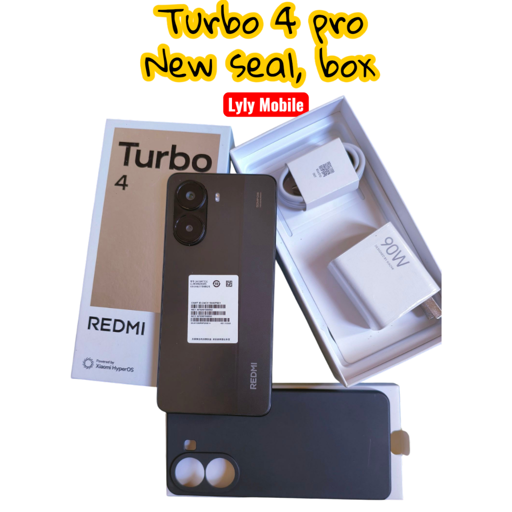 Điện thoại Xiaomi REDMI Turbo 4 Pro New 100% Snapdragon 8s Gen 4 - Pin 7550mAh