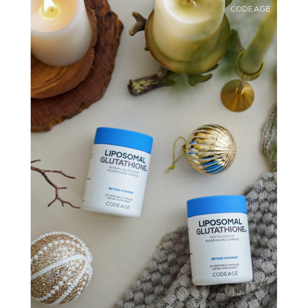 [ Nhập khẩu  ] Viên GLU 1000mg Liposomal Glutathione 1000mg Codeage 60 viên -Dược sĩ lan hương