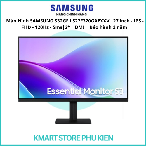Màn Hình SAMSUNG S32GF LS27F320GAEXXV |27 inch - IPS - FHD - 120Hz - 5ms|2* HDMI | Bảo hành 2 năm