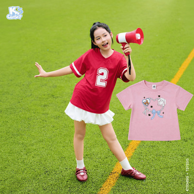 Combo 2 Áo Cộc Tay K'S CLOSET Chất Liệu Vải Cotton Cho Bé Gái (2-14 tuổi) từ 11kg-60kg CB_SIS01