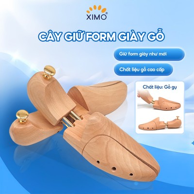 Cây giữ form giày Ximo bằng gỗ nguyên khối bảo vệ giày (CGFG03)