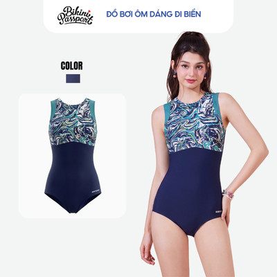 Đồ bơi một mảnh nữ sát nách ôm dáng đi biển - Bikini Passport - BS564_HOT