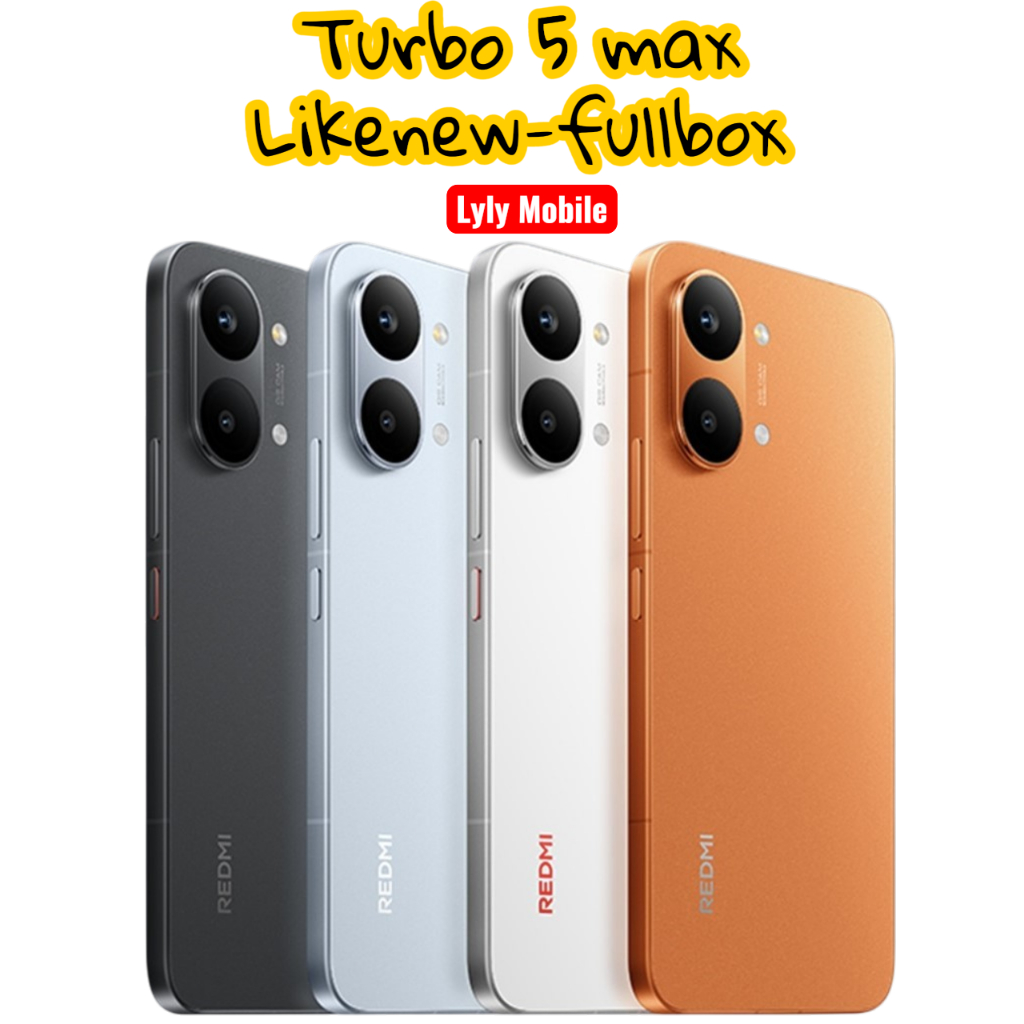Điện thoại REDMI TURBO 5 MAX Likenew fullbox bản nội địa, đáng mua nhất 2026