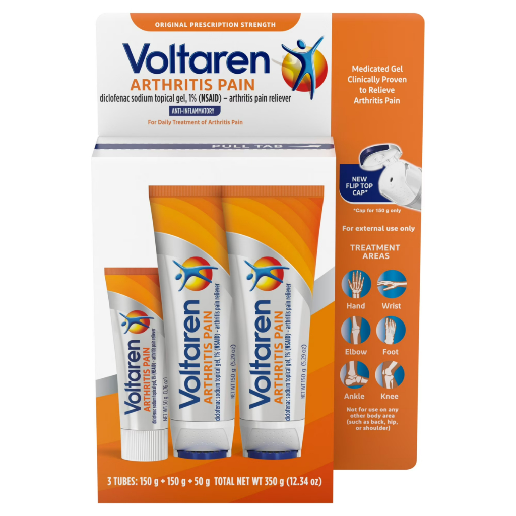 ✨⛹🚴⚾✨  SET GEL GIẢM ĐAU KHỚP VOLTAREN ARTHRITIS PAIN (3 TUBES 150G + 150G + 50G) 350G ✨⛹🚴⚾✨