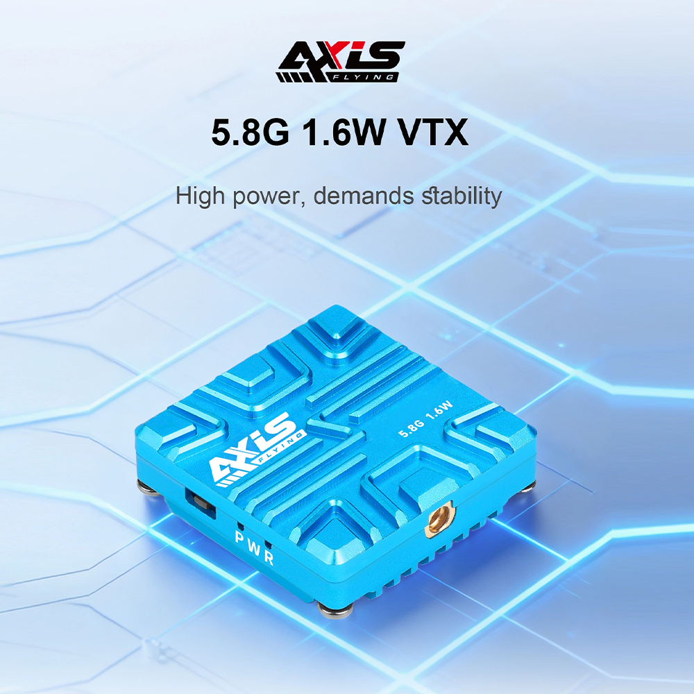VTX AXISFLYING S-MURFS V2 5.8G 1.6W – VIDEO TRANSMITTER ANALOG