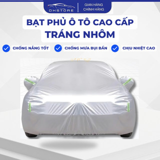 Bạt Phủ Ô Tô 3 Lớp Cao Cấp - Bạt Phủ Xe Vải Dù Dày Dặn Chống Nắng Mưa Cho Tất Cả Dòng Xe