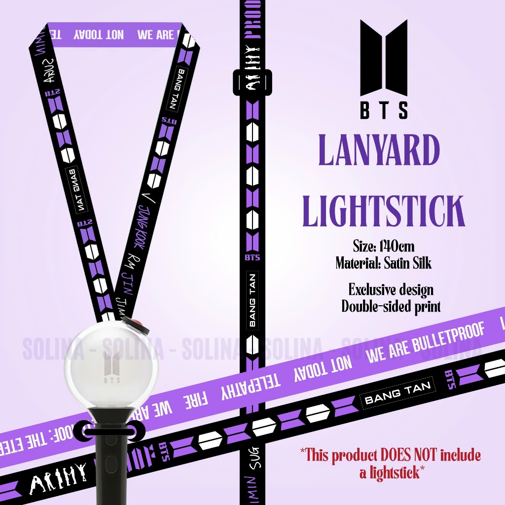 Dây Đeo Lightstick BTS, Dây Đeo Kpop Thần Tượng BTS