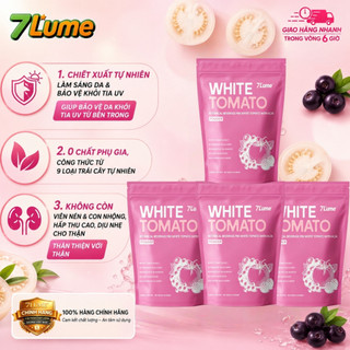 【Hàng sẵn】7Lume White Tomato Cà Chua Trắng 9 Loại Trái Cây Thức Uống Làm Đẹp Da Hỗ Trợ Sáng Da Chống Oxy Hóa