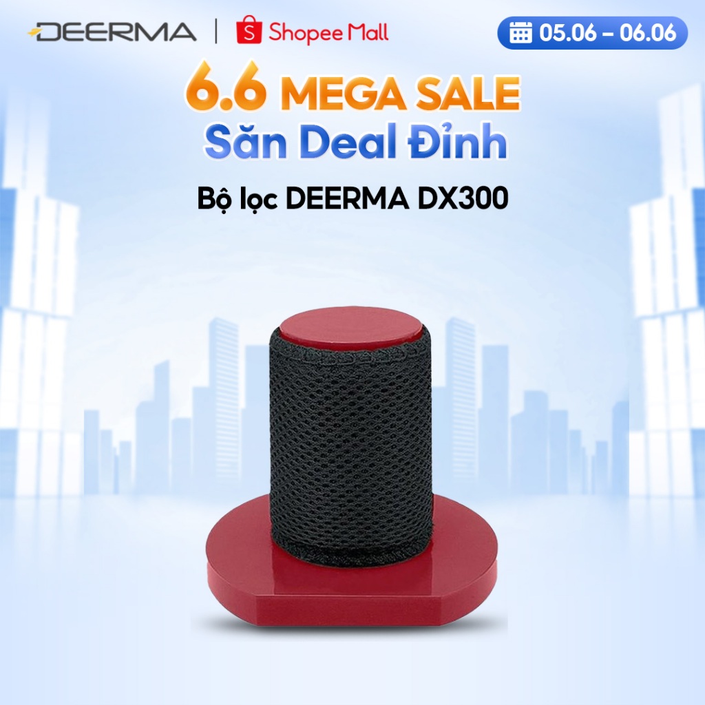 Bộ lọc HEPA thay thế cho máy hút bụi Deerma DX300 chính hãng