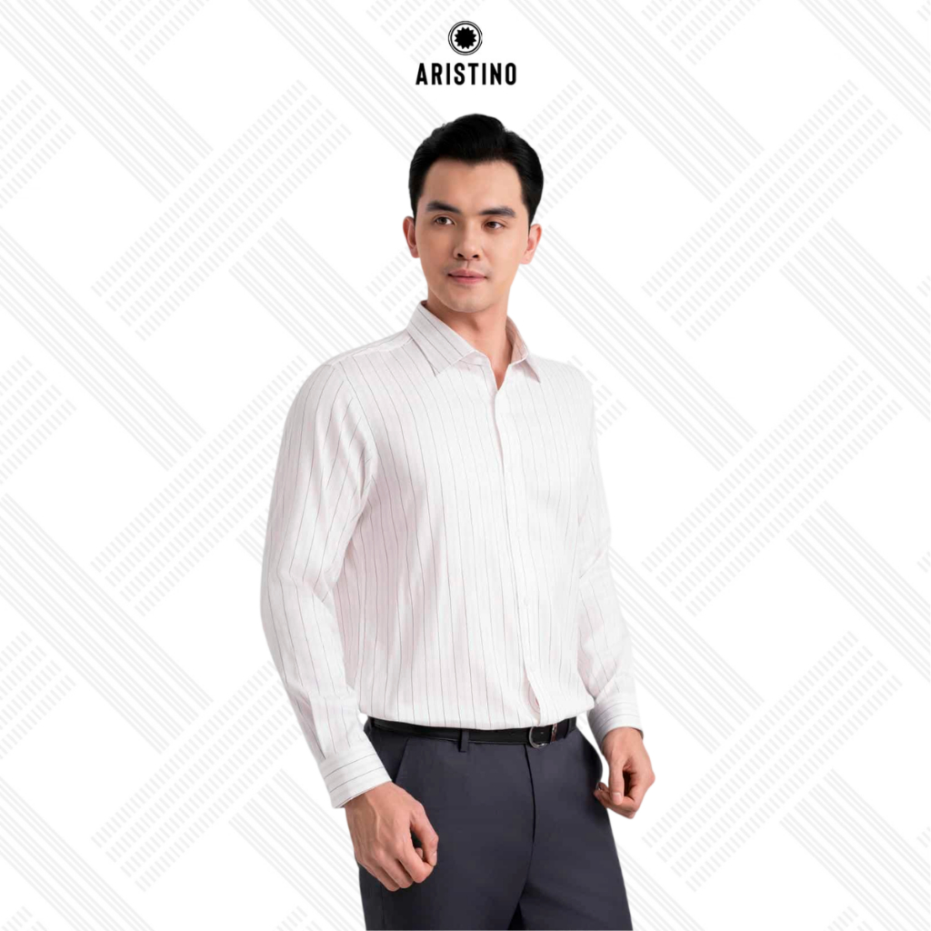 Áo Sơ Mi Nam Cotton Aristino Business Regular Fit 1LS207S0H2