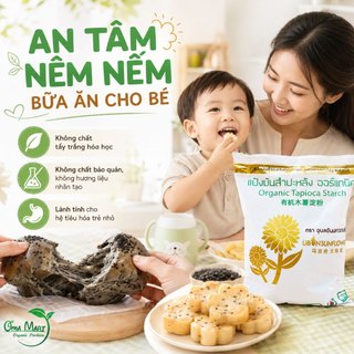 Tinh Bột Năng Hữu Cơ Ubon Thái Lan 400g - Làm bánh, nấu chè, tạo độ sánh mịn cho súp
