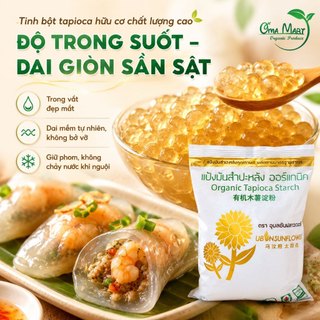 Tinh Bột Năng Hữu Cơ Ubon Thái Lan 400g - Làm bánh, nấu chè, tạo độ sánh mịn cho súp