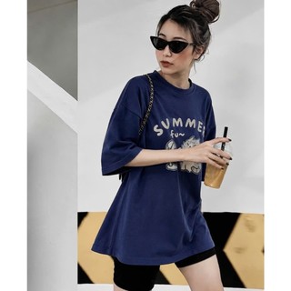 Áo phông thun 3158 nam nữ form rộng dấu quần in hình mikey cute chất liệu cotton thô nhung KONOVA