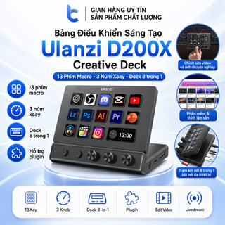 Ulanzi D200X Creative Deck Chuyên Dụng Streamer Setup Cho PC và MAC