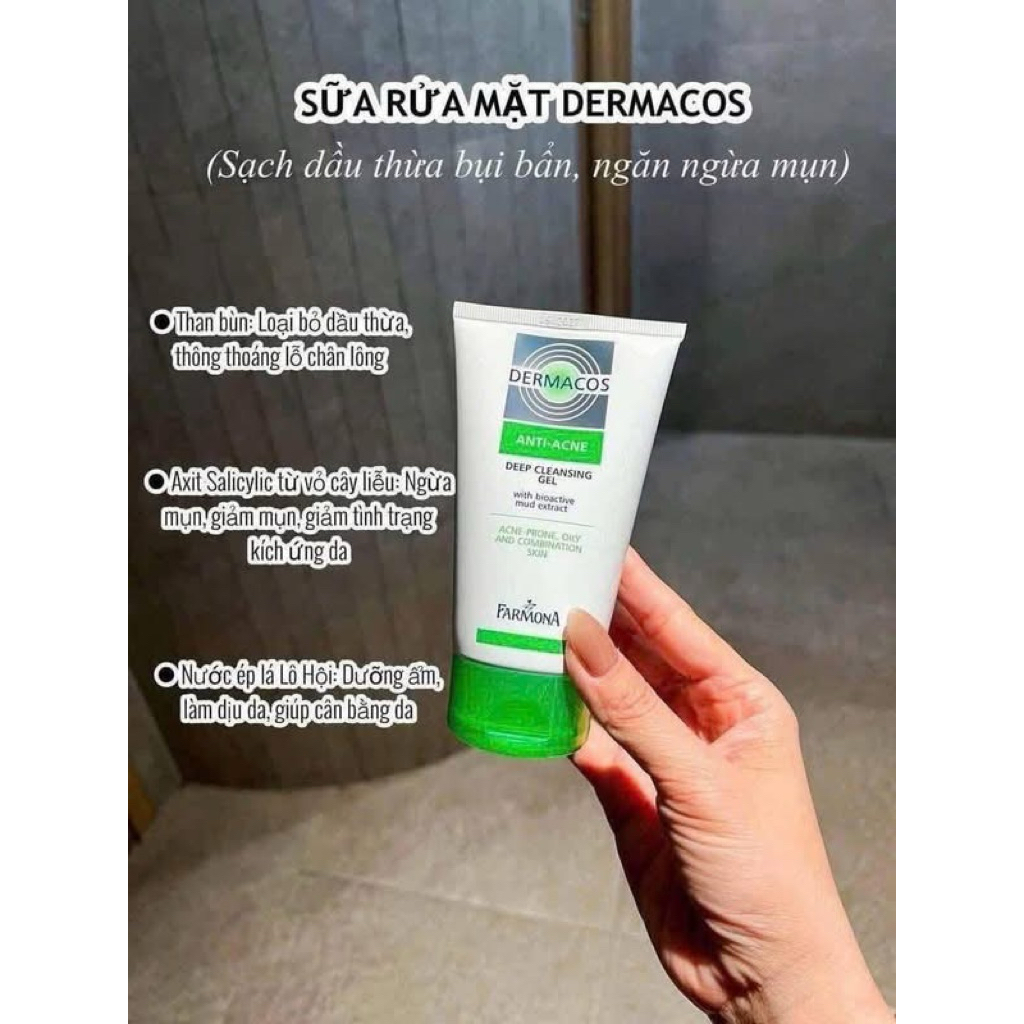 Sữa rửa mặt Demarcos - cho da dầu mụn , mụn ẩn , mụn cám ( hàng xách - k tem phụ )