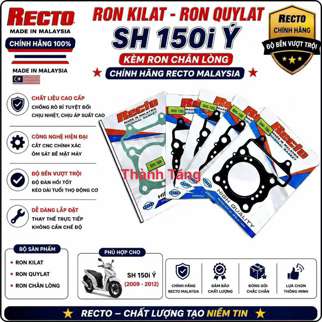 Ron kilat,quylat Sh 150 ý [thép](kèm ron chân lòng)