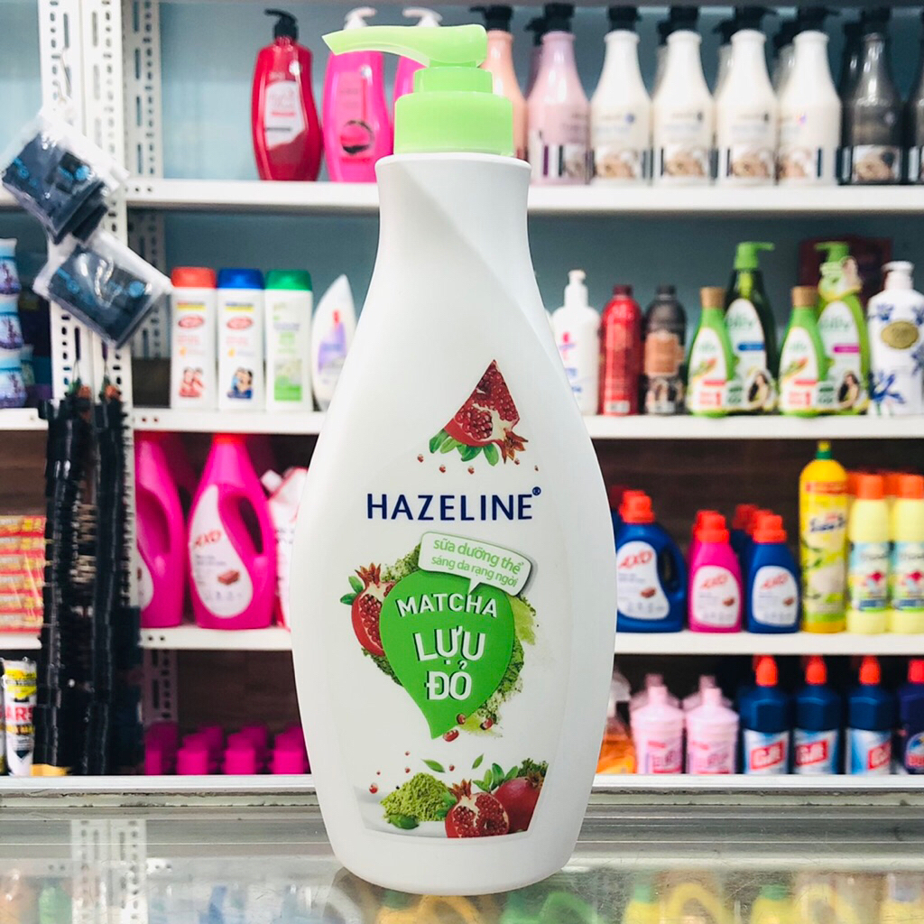 Sữa Dưỡng Thể Matcha & Lựu Đỏ Hazeline - Chai 370ml