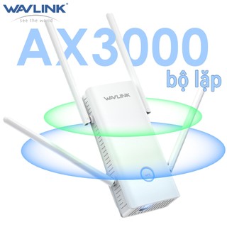 WAVLINK AX3000 Bộ Lặp/AP/Router Wi-Fi 6 Băng Tần Kép, 4 Ăng-ten 5dBi, Phủ 180m², Khuếch đại WiFi, Hỗ trợ 256 Thiết bị
