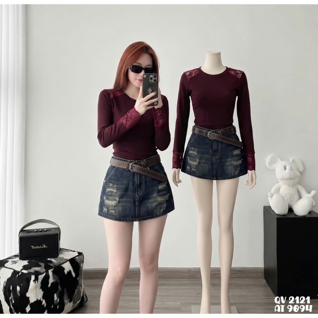 QUẦN GIẢ VÁY THÊU NGỰA – FORM BIGSIZE TÔN DÁNG, JEAN MỀM CAO CẤP  MS2121 | BigBuy360 - bigbuy360.vn
