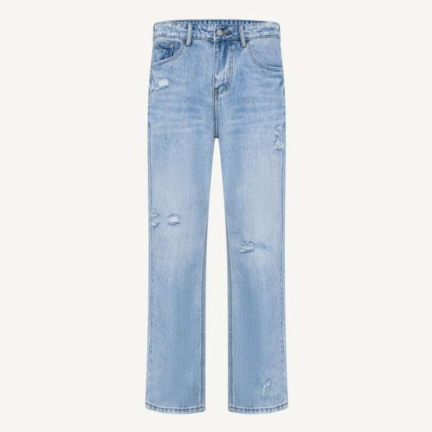 Quần Jeans Nam Form Regular Fit Americus Gosani Wash Xước AG55