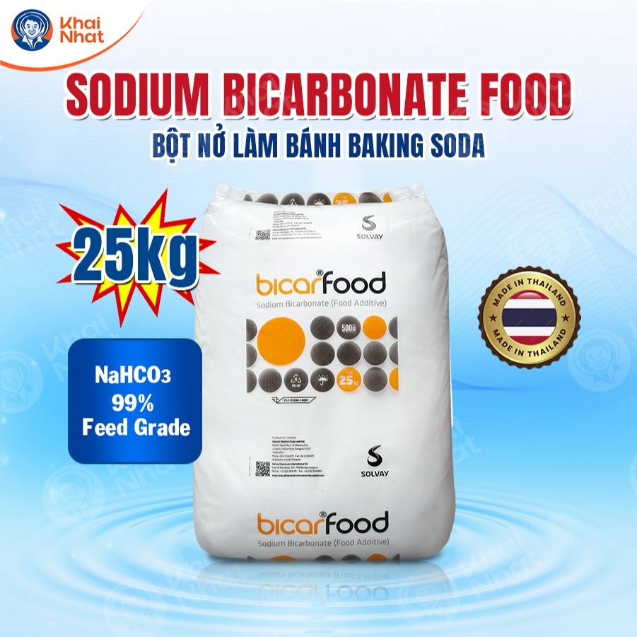 Bột nở làm bánh Baking Soda - Sodium Bicarbonate Food (25kg/bao) – NaHCO3 99% Feed Grade