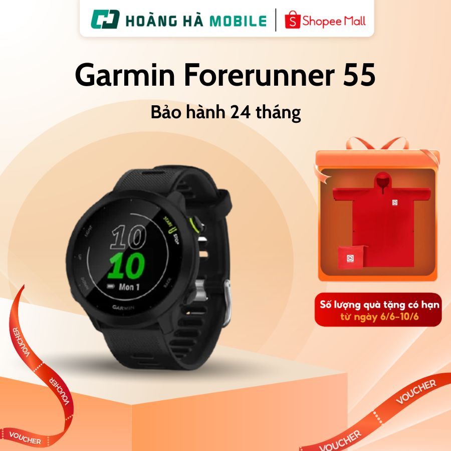 Đồng Hồ Thông Minh Garmin Forerunner 55 Chính Hãng