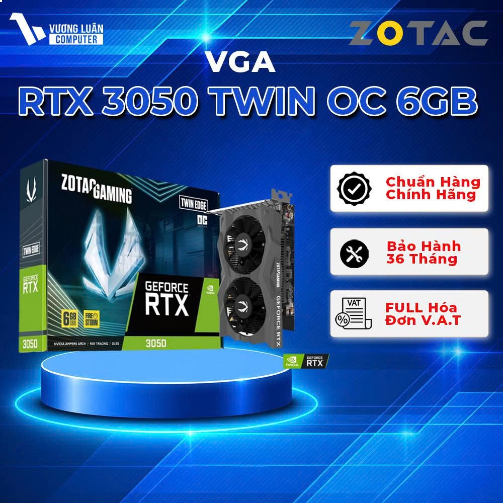 VGA Zotac Gaming GeForce RTX 3050 Twin Edge OC 6GB