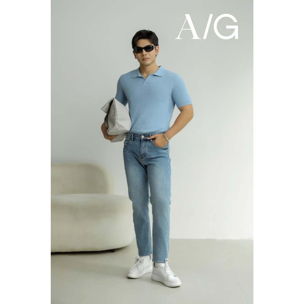 Quần Jean Nam Form Loose Fit Americus Gosani Cao Cấp AG63