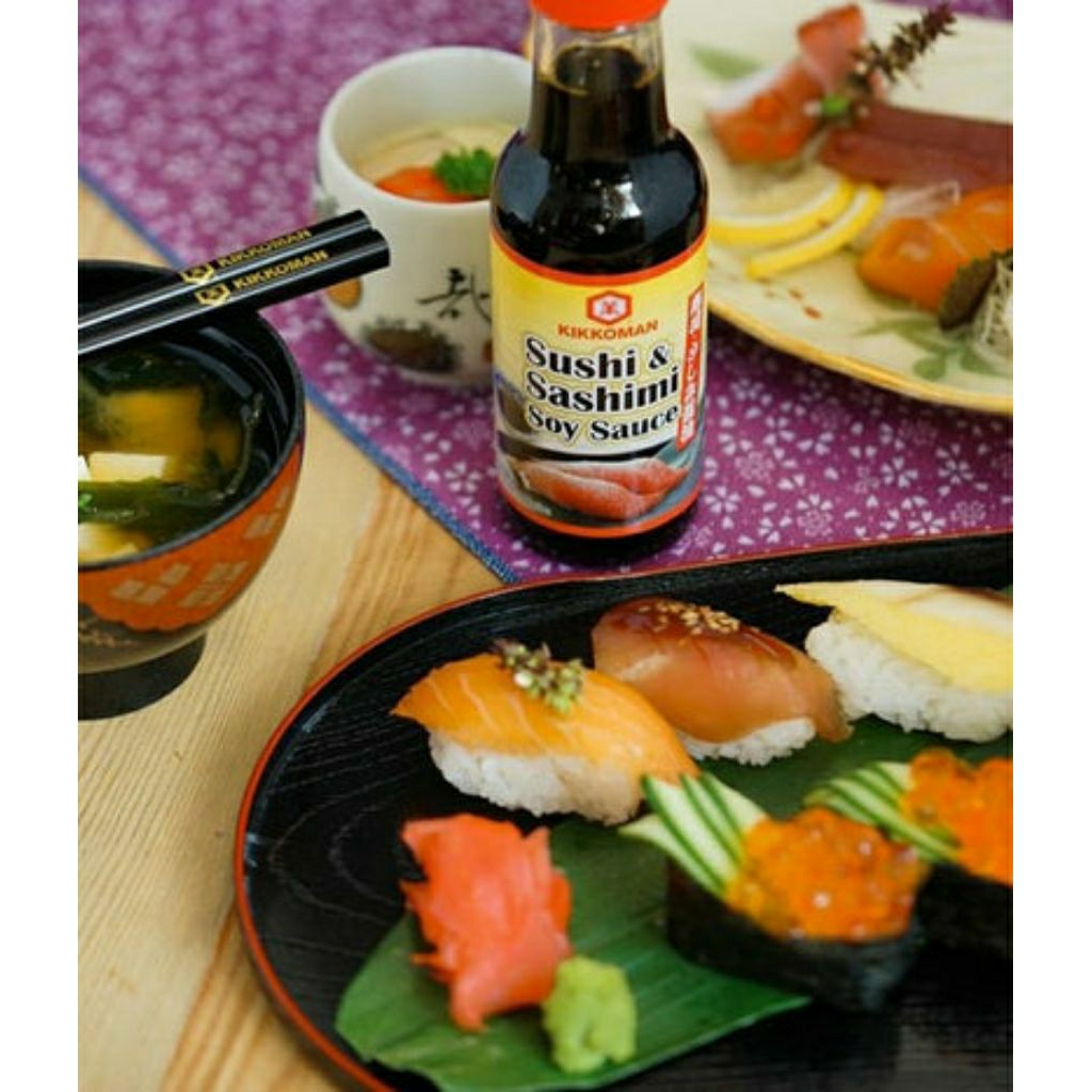 Nước Tương Sushi & Sashimi Hiệu Kikoman Chai Thủy Tinh 150ml
