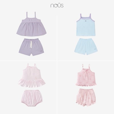 Bộ cộc hai dây NOUS cho bé gái từ 9 tháng đến 3 tuổi