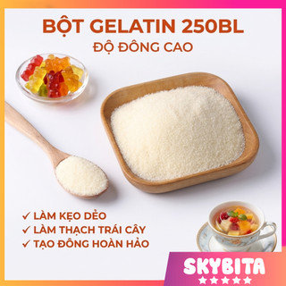 Bột Gelatin cao cấp 250Bloom - Làm kẹo dẻo