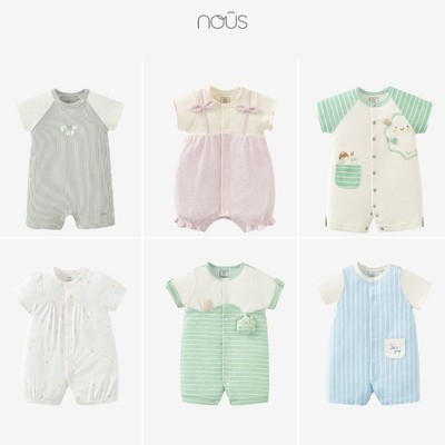 Bộ liền cộc Nous chất liệu mềm mại màu sắc dễ thương cho bé từ sơ sinh