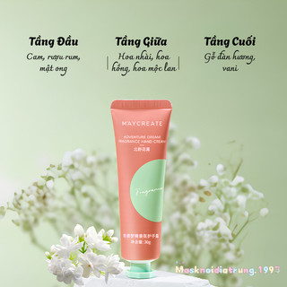 Kem Dưỡng Ẩm Làm Mềm Mịn Da Tay Maycreate Hương Hoa