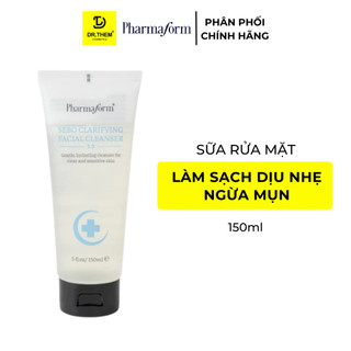 (Gift) Sữa Rửa Mặt Sạch Sâu Loại Bỏ Bã Nhờn Cấp Ẩm Pharmaform Sebo Clarifying Facial Cleanser 150ml