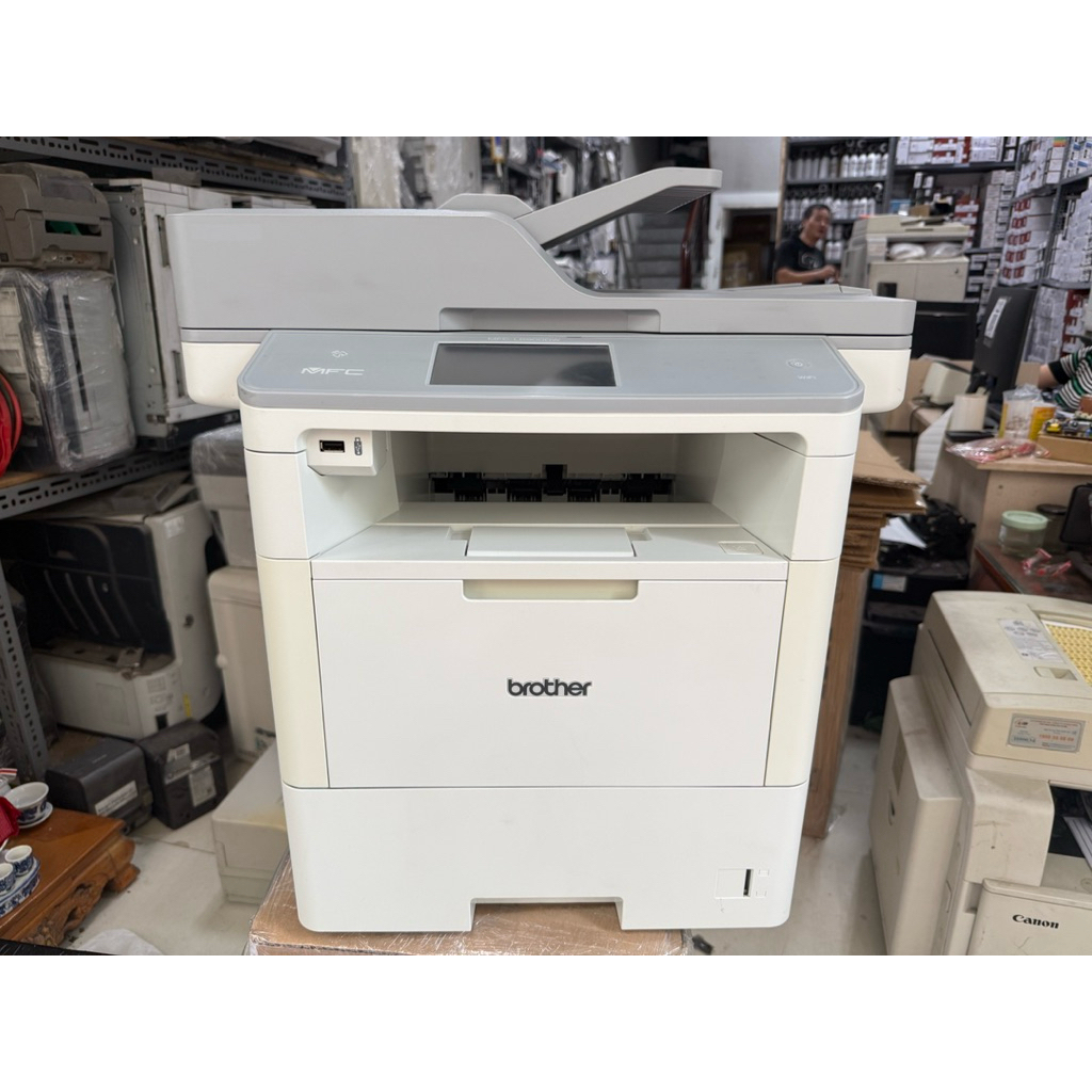 Máy in Brother L6900DW 6900 - siêu tốc 52ppm (in 2 mặt/ coppy/Scan 2 măt) in wifi -đã qua sử dụng