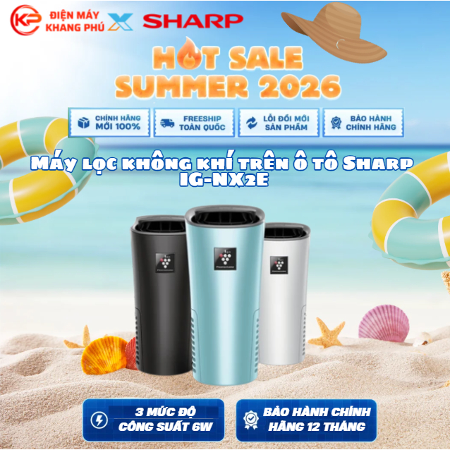 Máy lọc không khí trên ô tô Sharp IG-NX2E