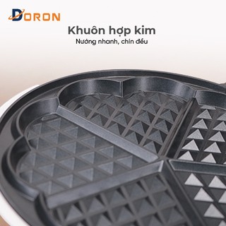 Máy làm bánh bông lan DORON 750W kiểm soát nhiệt độ tự động