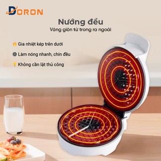 Máy làm bánh bông lan DORON 750W kiểm soát nhiệt độ tự động