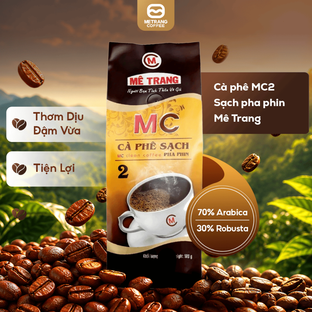 Cà phê Sạch pha phin Mê Trang MC2