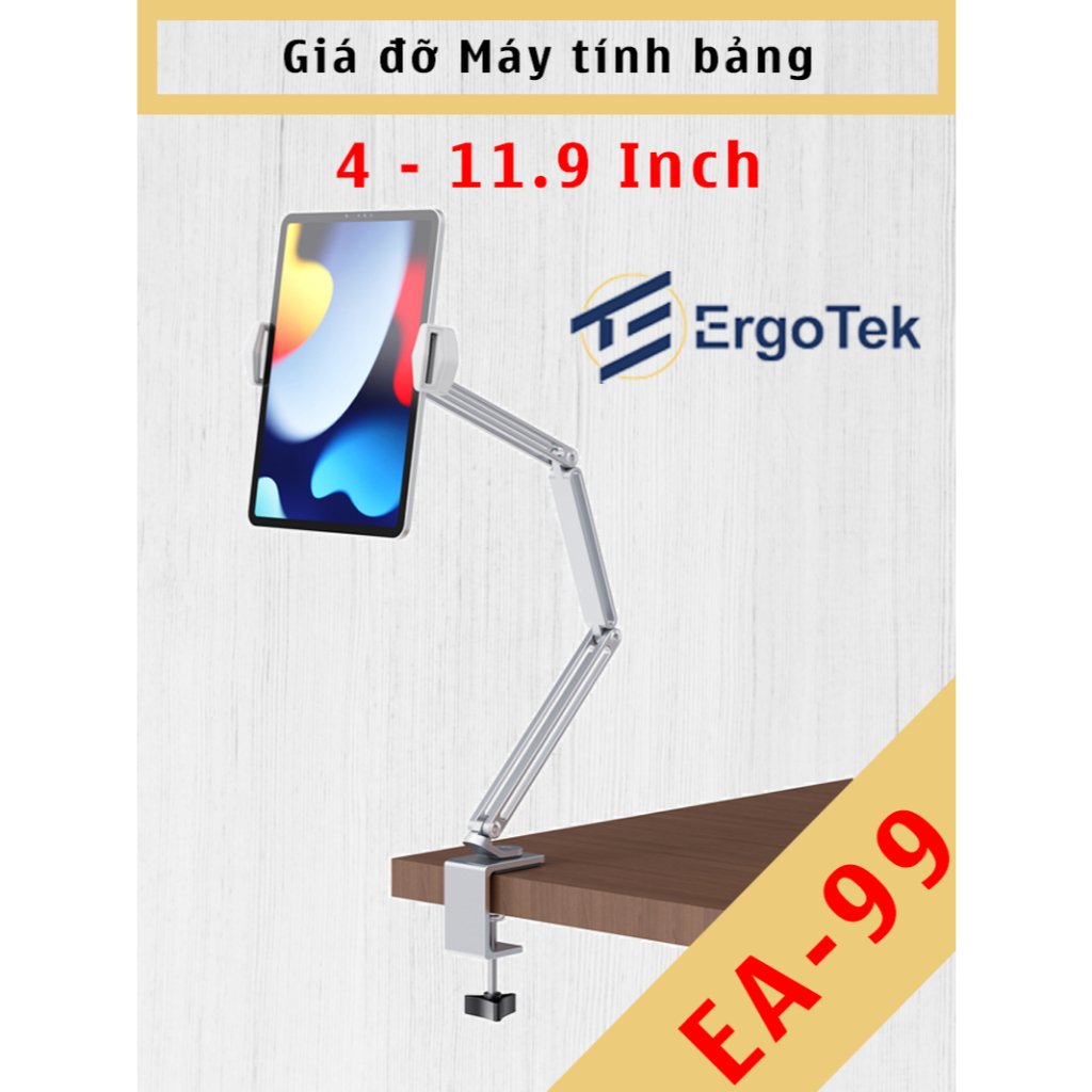 EA-99 - Giá đỡ Ipad/ Máy tính bảng - Tay nâng Máy tính bảng - Kẹp cố định #I99 #P60Plus #P60 #P67