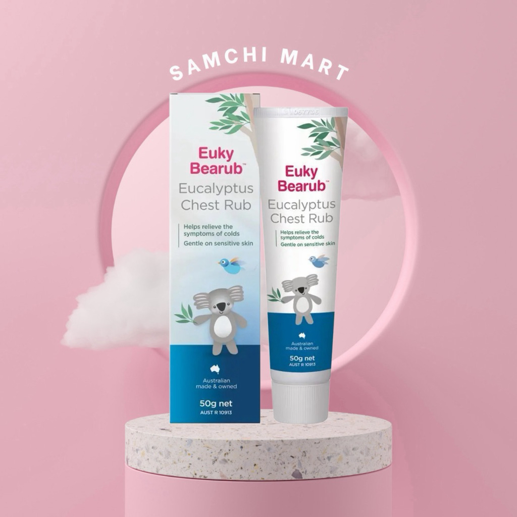 Dầu ấm khuynh diệp Euky Bearub Eucalyptus Chest Rub 50g