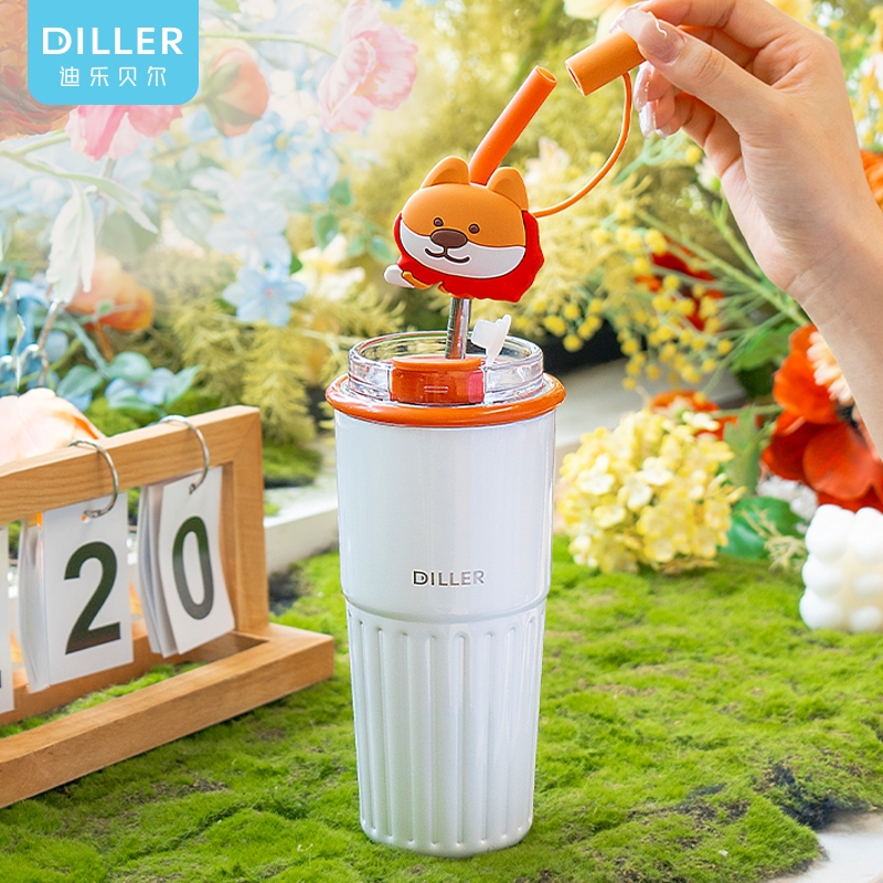 Bình giữ nhiệt inox Diller 500ml Tumbler Cốc Cà Phê Giữ Nhiệt D9237
