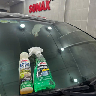 Combo nước rửa kính và nước lau sạch kính xe ô tô - sonax 317114 và 338241